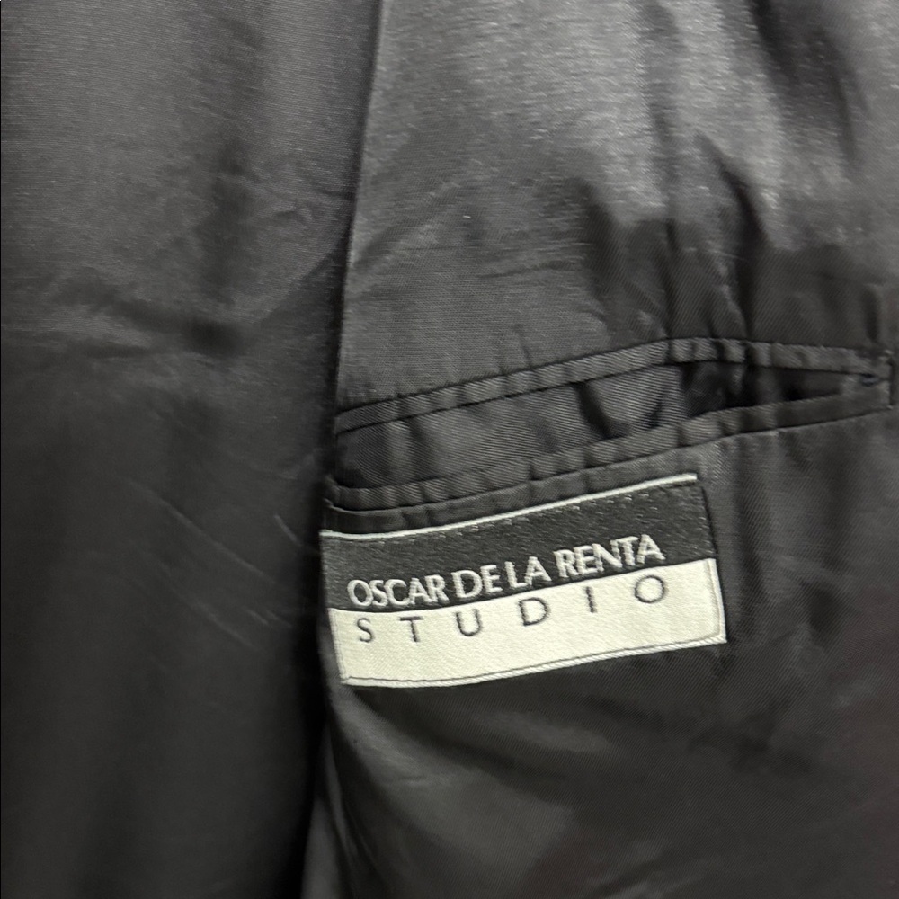 Oscar de la renta Dark Purple Blazer - Picture 2 of 2